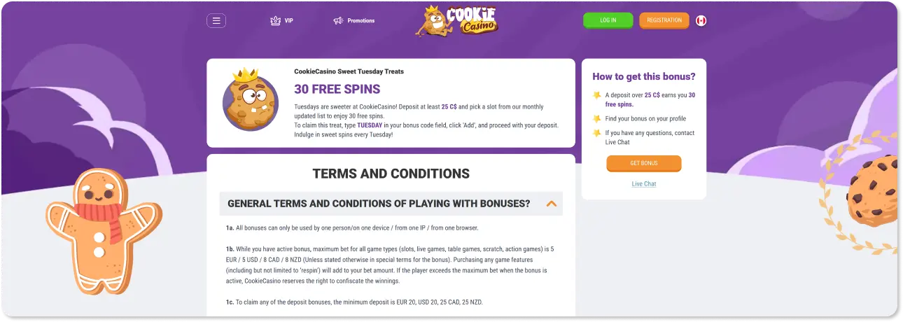 home8 Cookie Casino Live Casino Games